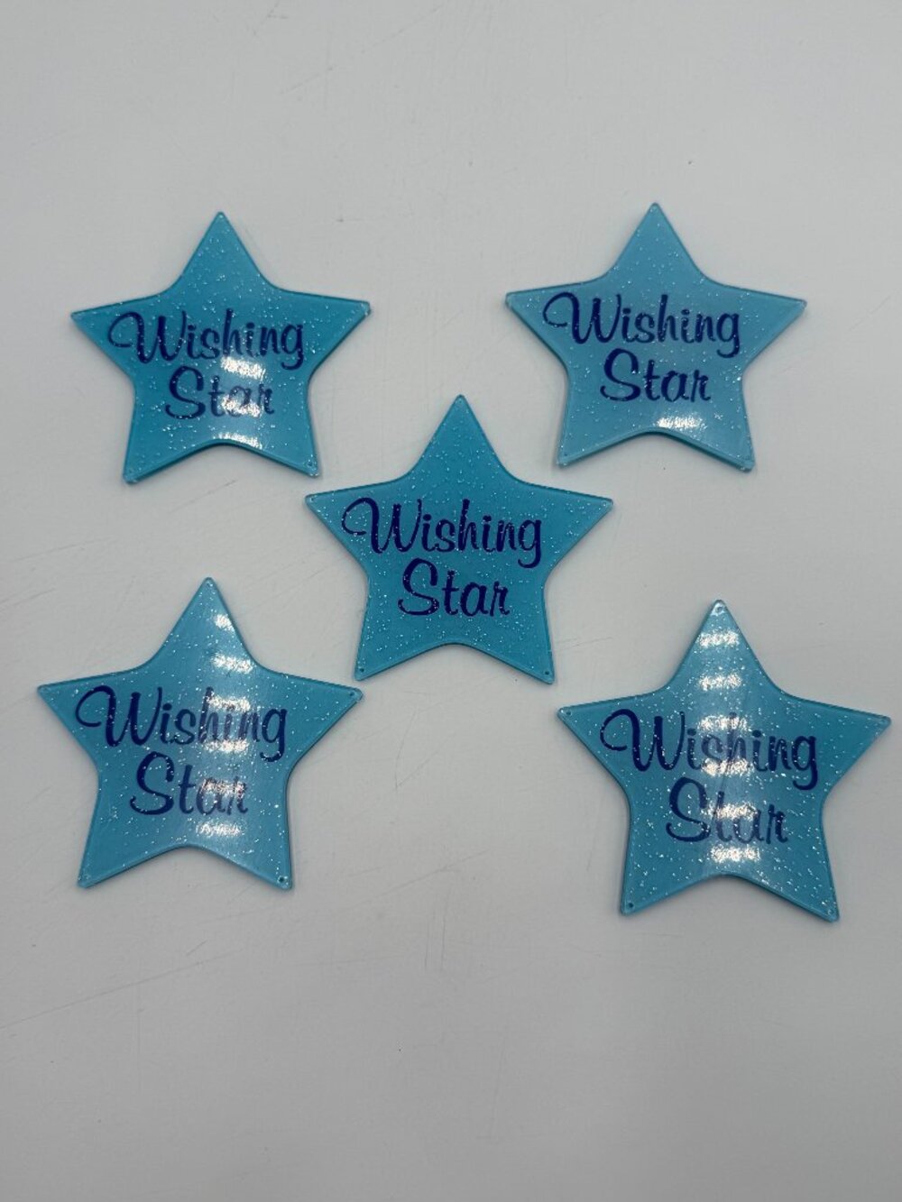 Walt Disney World Parks Cinderella Castle Royal Table Wishing Star 3.5" Lot of 5